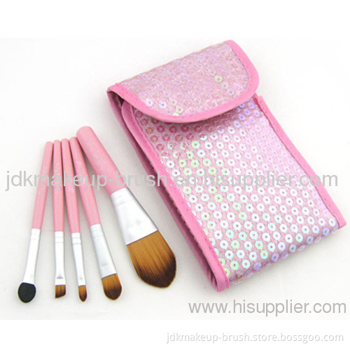 5 Pcs Mini Makeup Brush Set